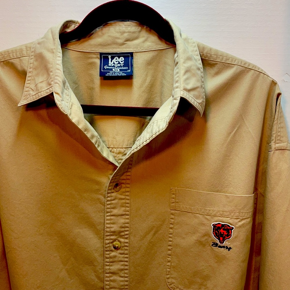 Lee Sport "Chicago Bears" Genuine Casual Wear Button Down Shirt - XL